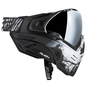 Push Unite Goggle Mk II - Warlord Omen (Black/White Skull) - Silver Lens