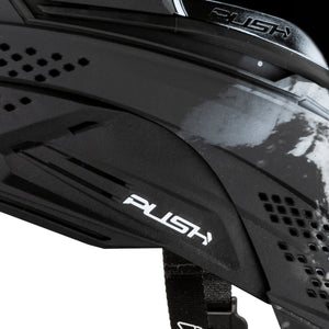 Push Unite Goggle Mk II - Warlord Omen (Black/White Skull) - Silver Lens
