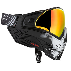 Push Unite Goggle Mk II - Warlord Viper (Black/White Skull) - Red Lens