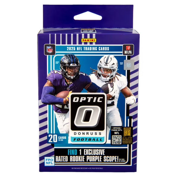 2025 Panini NFL Optic Donruss Football Hanger Box (Purple Scope)