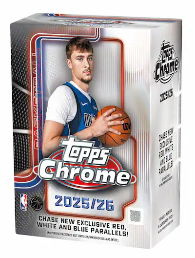 2025-26 Topps Chrome NBA Basketball Blaster Box
