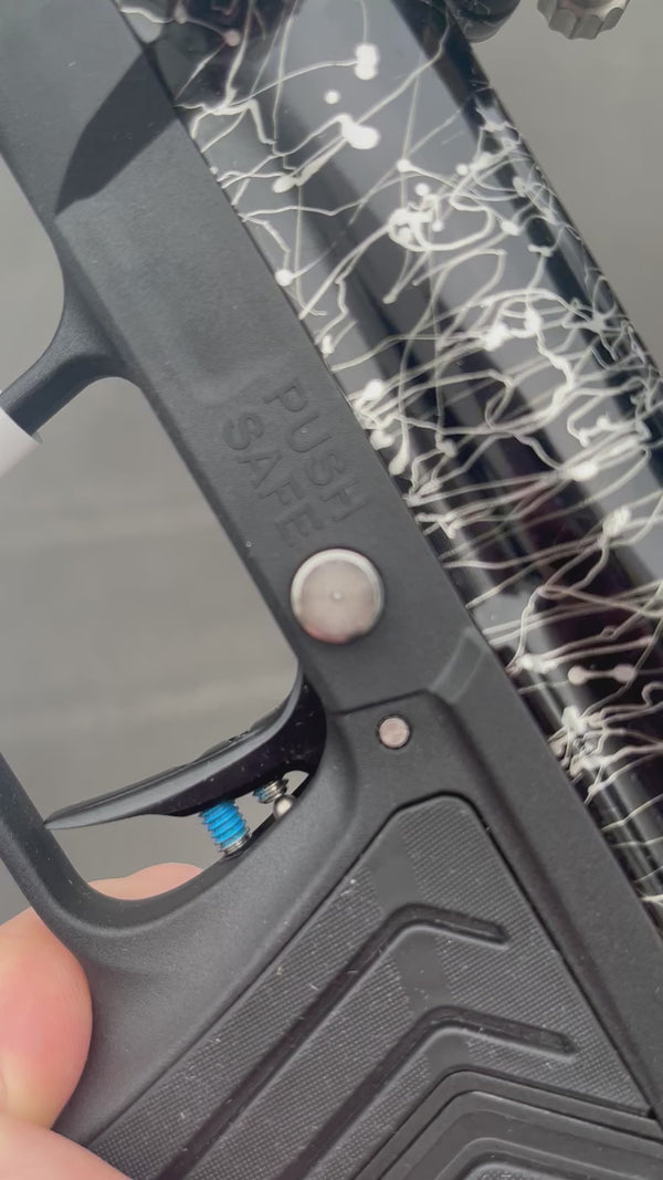 Inception Designs FLE Emek - Black/Silver Splash - Mazens Paintball