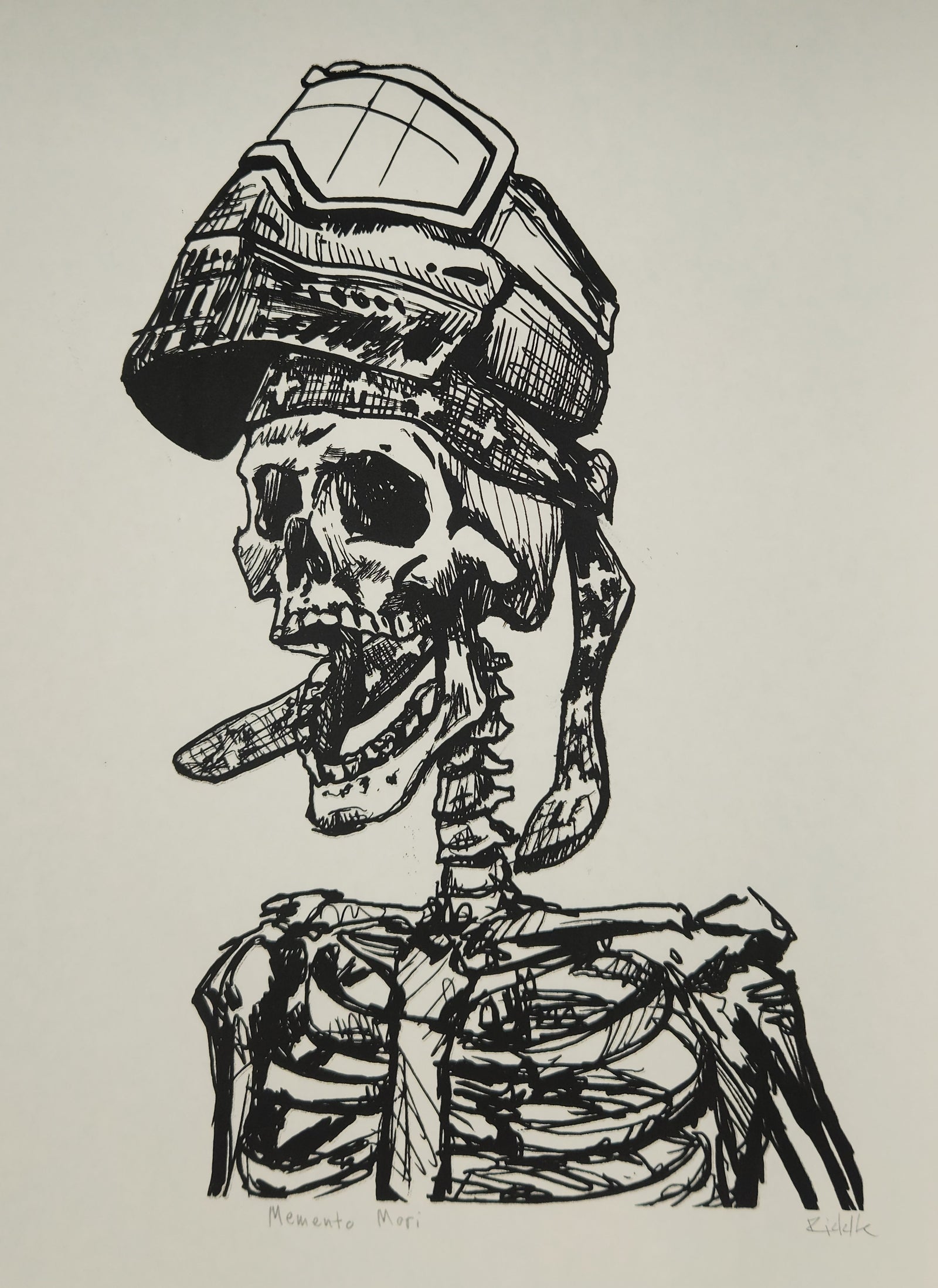 Riddles Art Print - Momento Mori - Heavy