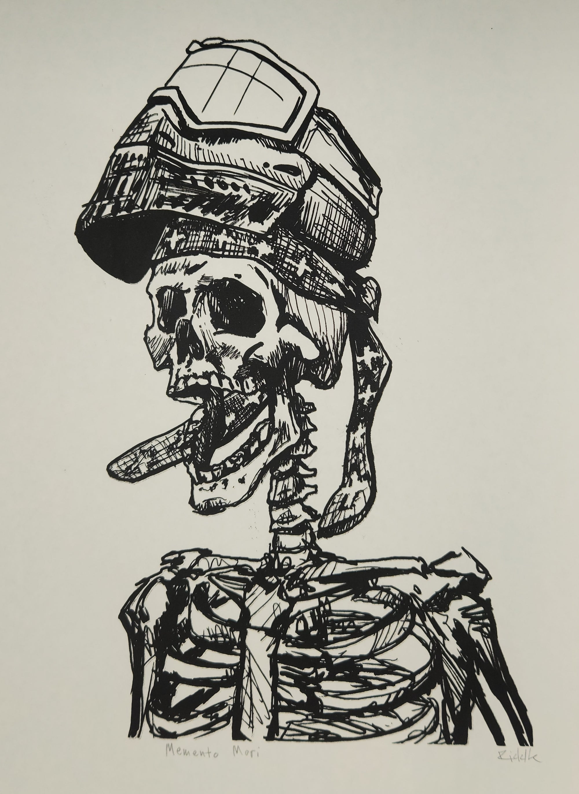Riddles Art Print - Momento Mori - Heavy