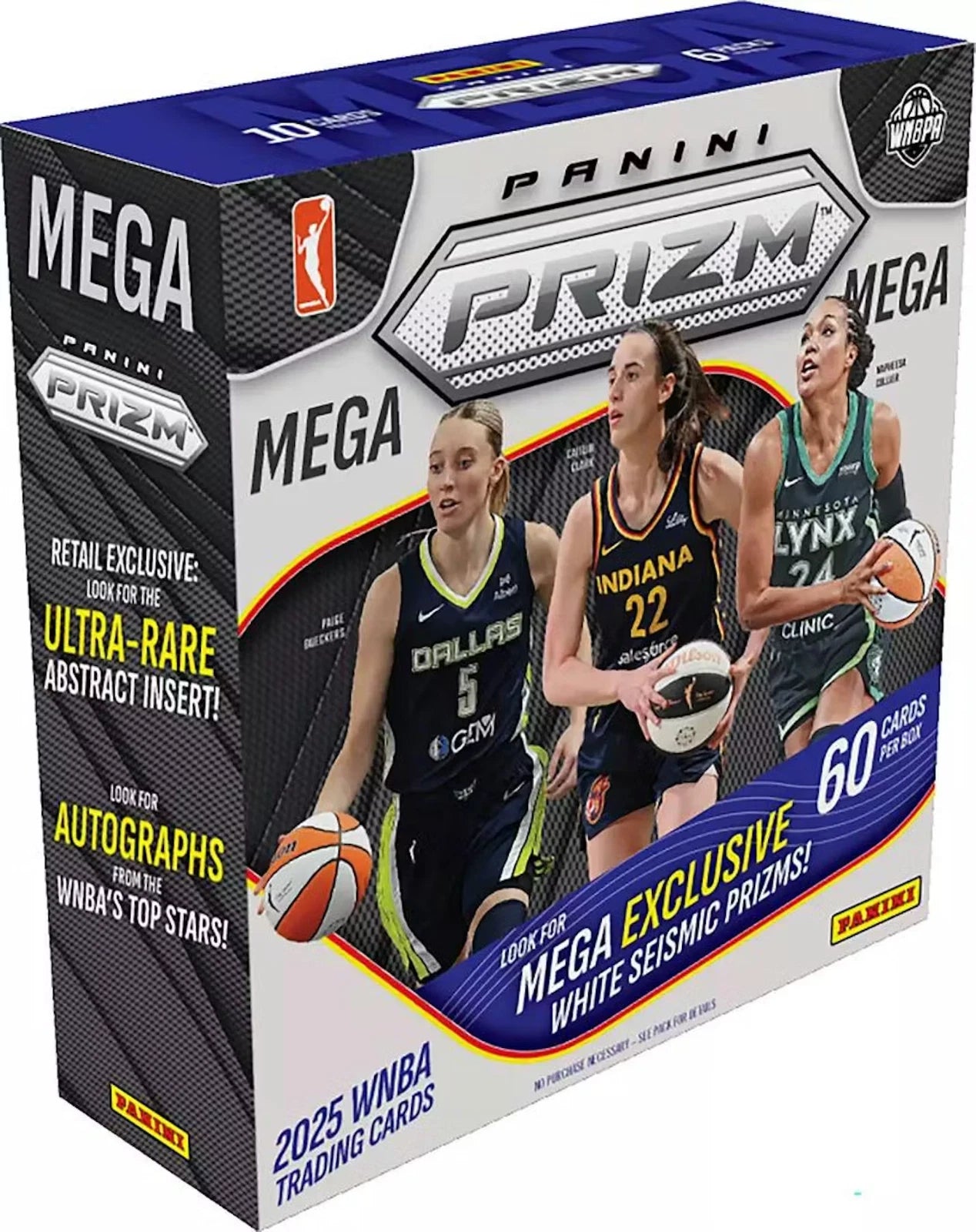 2025 Panini Prizm WNBA Basketball Mega Box (White Seismic