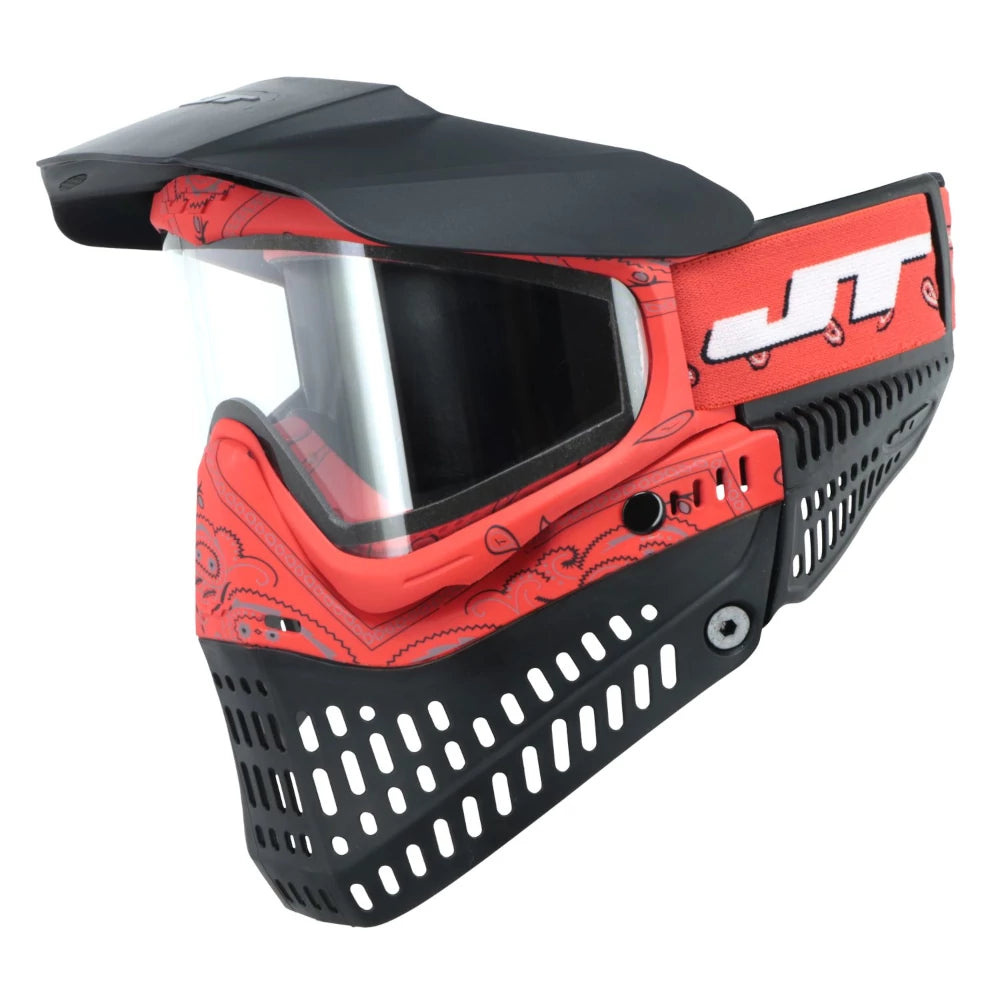 JT Spectra Proflex LE Goggle - Bandana Red w/Clear & Smoke Thermal Lens