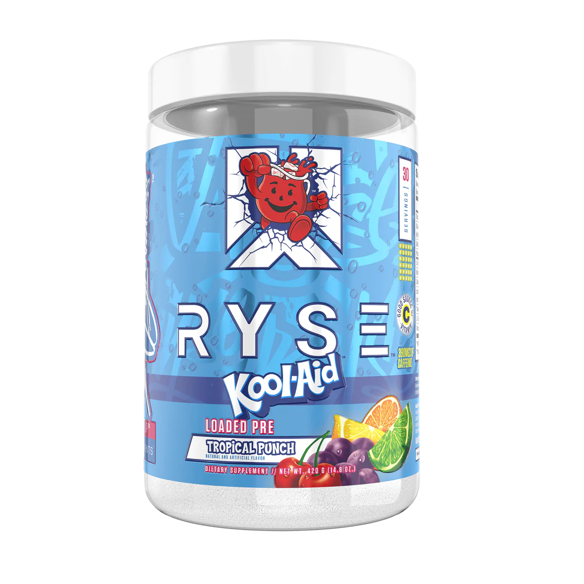 RYSE Loaded Pre-Workout - Kool-Aid Tropical Punch