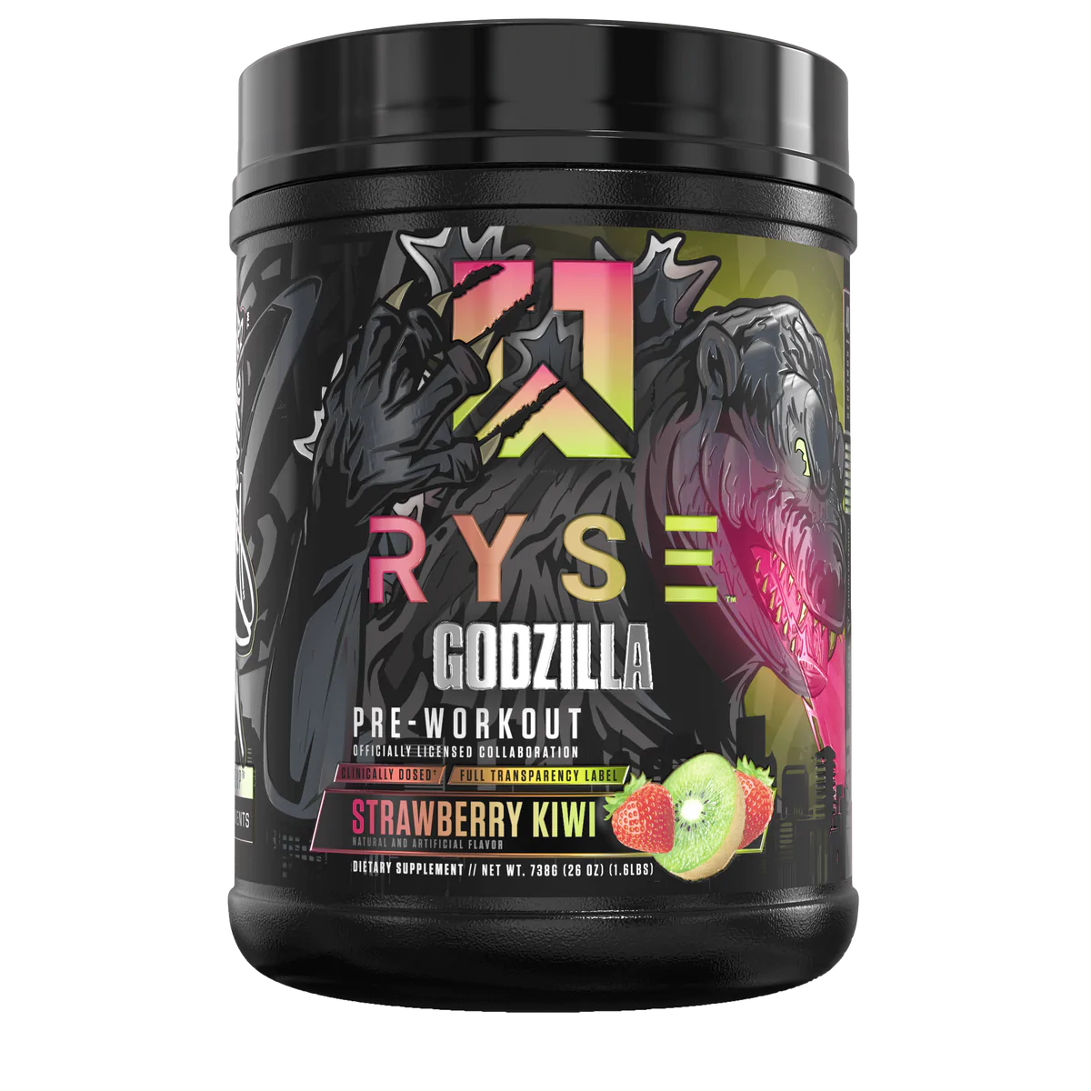 RYSE Godzilla Pre-Workout - Strawberry Kiwi